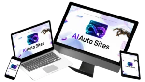 AI Auto Sites Review 2026 dashboard showing automated website creation and AI SEO content system
