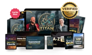AI List Titan Review 2026 dashboard showing email list building and AI funnel system