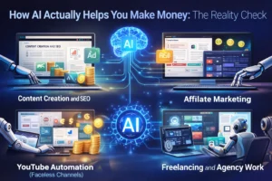 Best AI Tools to Making Money Online using content, affiliate marketing, youtube automation and freelancing
