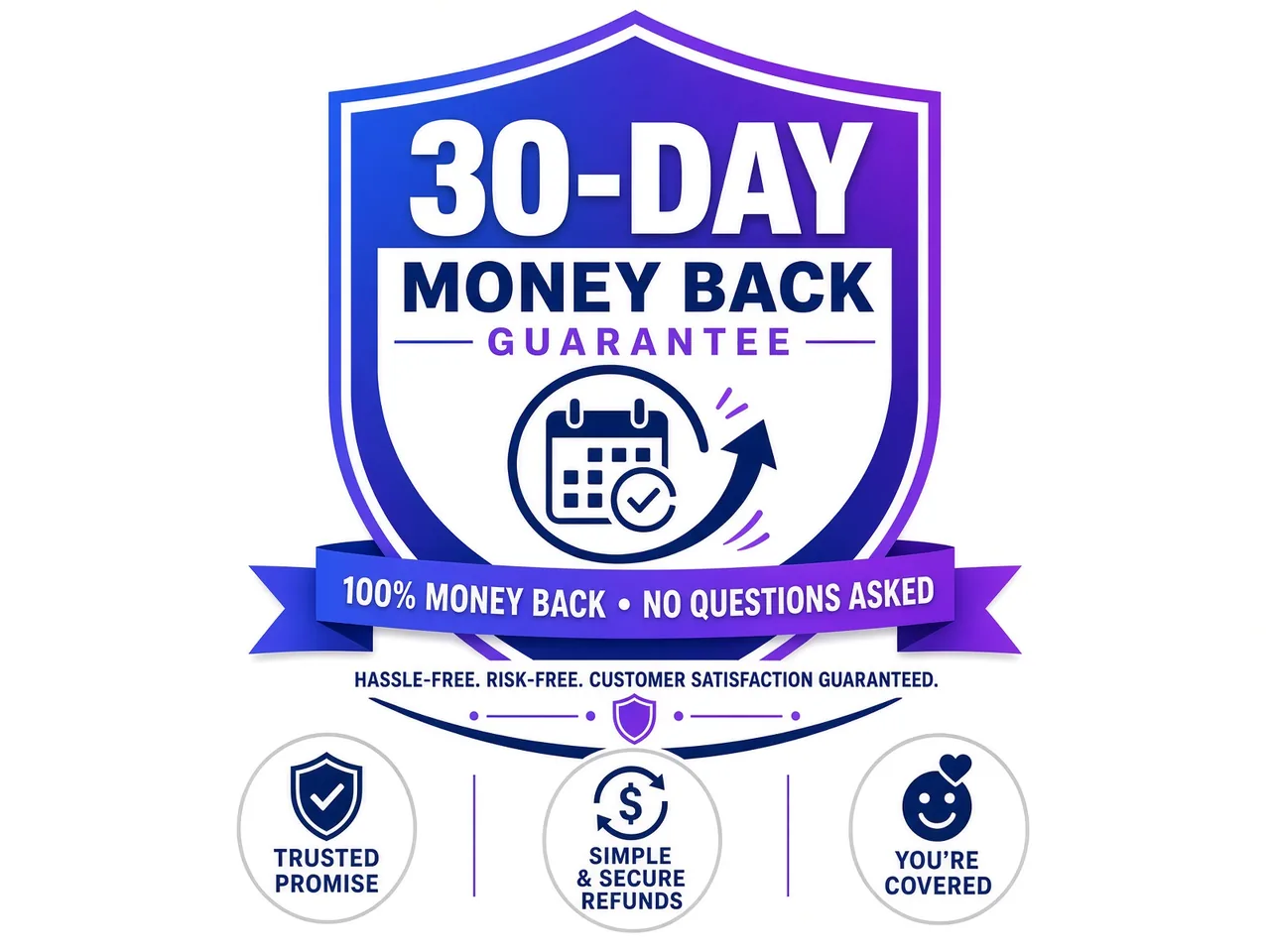 BizPilot 30-day money-back guarantee badge