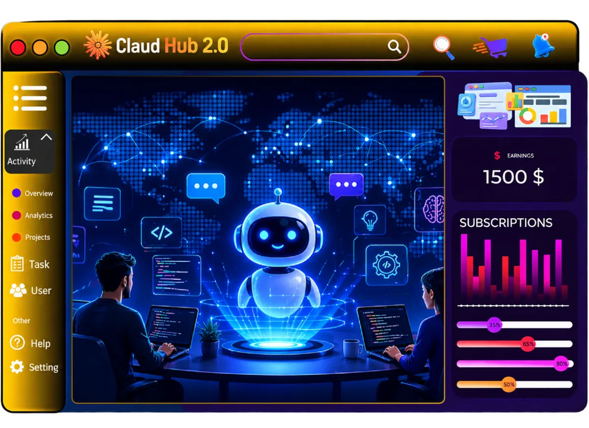 ClaudHub 2.0 full Claude model access: Opus, Fable, Sonnet and Haiku