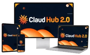 ClaudHub 2.0 review product mockup on monitor, laptop, tablet and phone