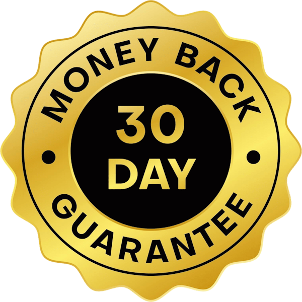 30 day money back guarantee badge