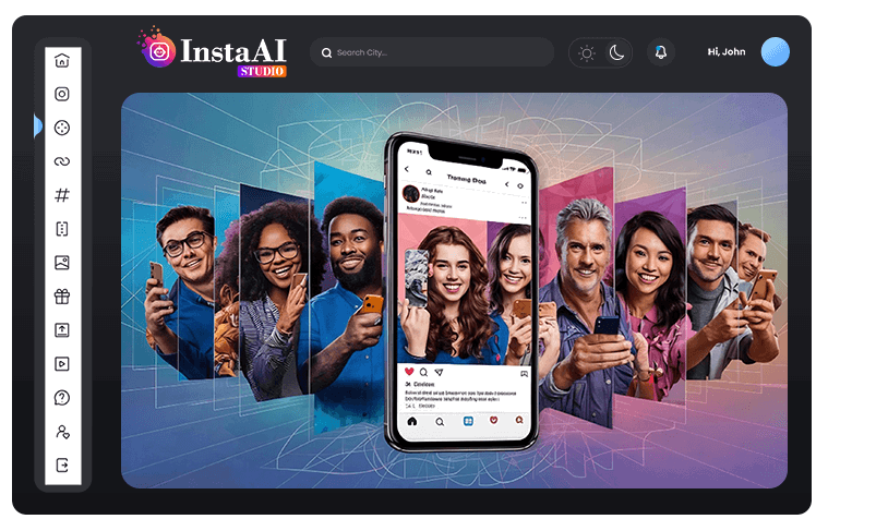 InstaProLab AI dashboard overview