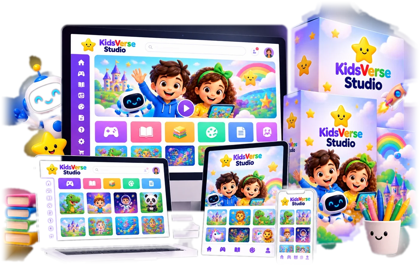 AI launches worth a look: KidsVerse product mockup