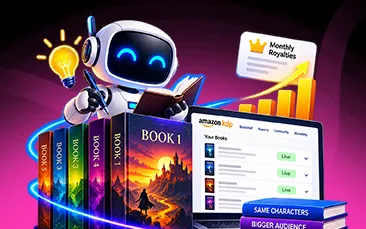 BookSeries AI use case: build your own fiction series with a recurring character