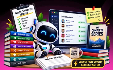 BookSeries AI use case: write book series for clients
