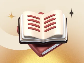 Decorative 3D illustration of an open book with red lines and a bookmark, used for the 30-Day Ministry Launch Plan bonus