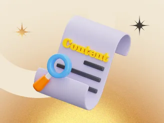 Decorative 3D illustration of a scroll with a magnifying glass, used for the Faith Monetization Blueprint bonus