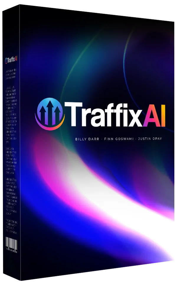 TraffixAI product box, a vendor sales page bonus
