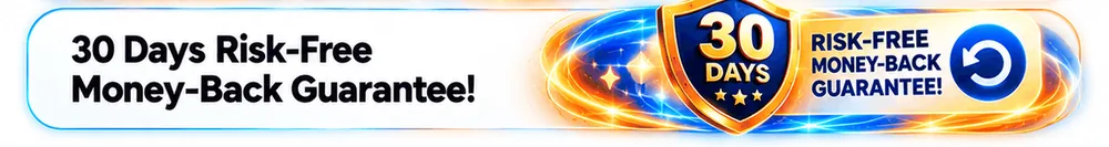 30 day risk-free money-back guarantee badge for GeminAI 4.0