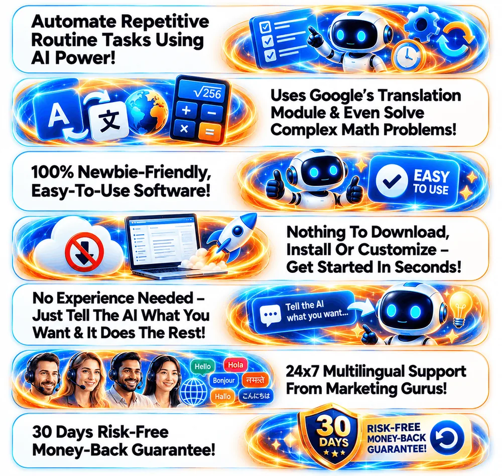How to test an AI suite in 30 days: the vendor graphic listing ease of use, support and the 30-day guarantee