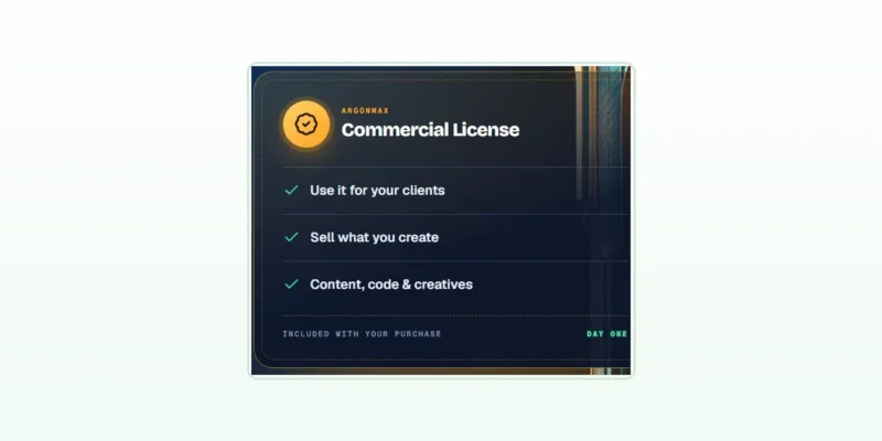ArgonMAX AI Commercial License: Can You Use It For Client Work?